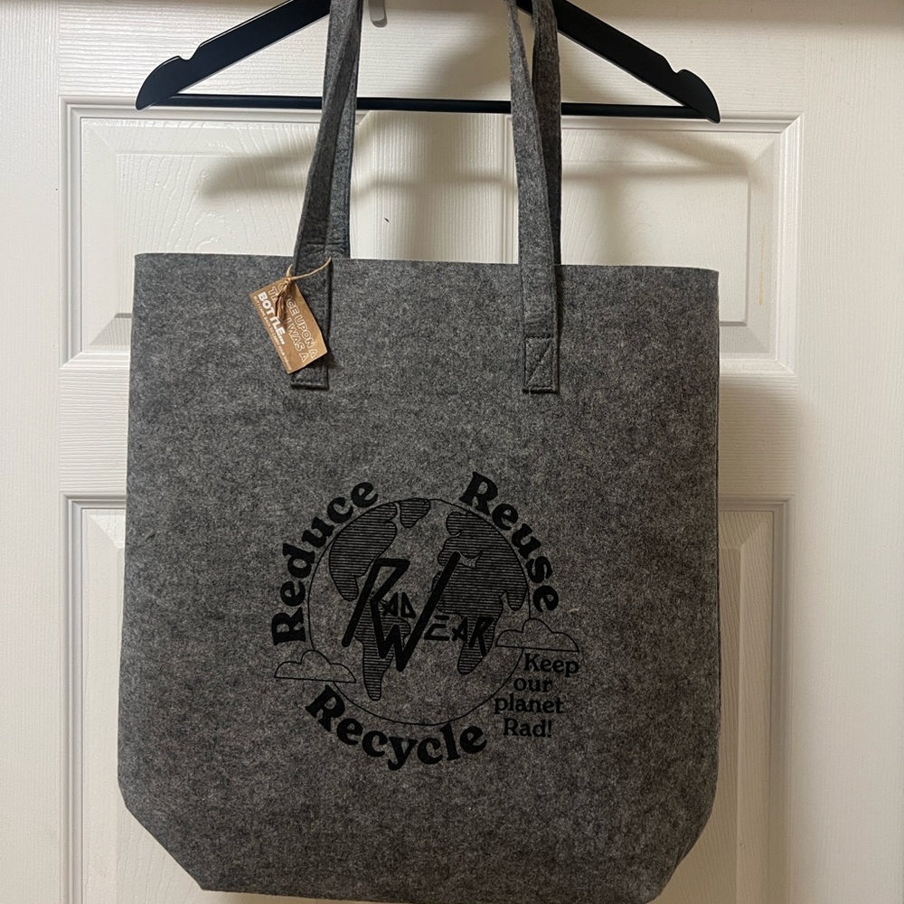 Eco-Conscious Gray Tote Bag
